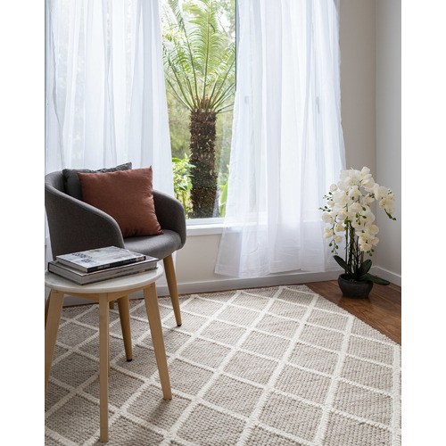 Sand & Ivory Lincoln New Zealand Wool-Blend Rug