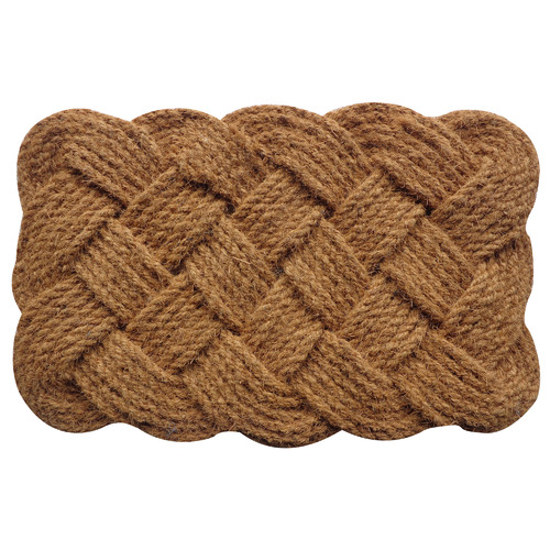 Natural Knotted Rope Coir Doormat Temple & ster