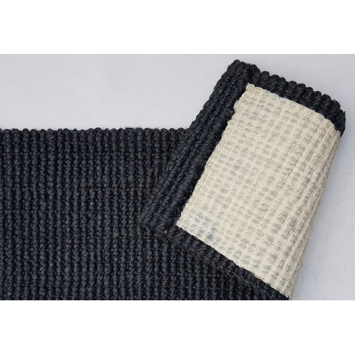 Ruglife Charcoal Ember HandWoven Jute Doormat Temple & ster