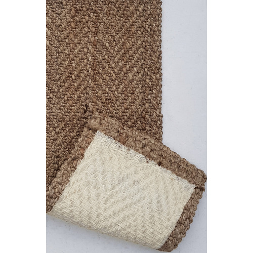 Silver Carter Hand-Woven Jute Rug