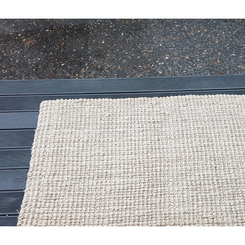 Ruglife Flax Ember HandWoven Jute Doormat Temple & ster