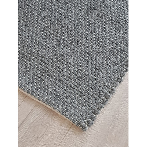 Ruglife Dark Grey Regal Hand-Woven Rug | Temple & Webster