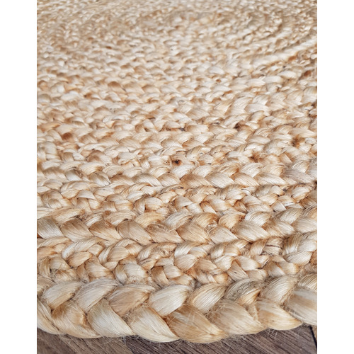 Gold Braided Denise Jute Round Rug