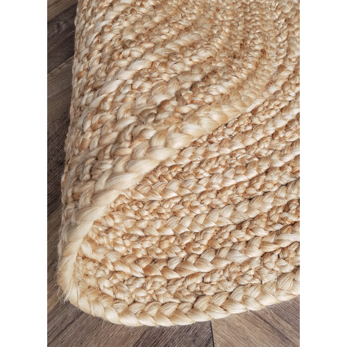 Gold Braided Denise Jute Round Rug