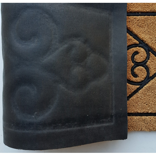 Iron Gate Coir & Rubber Doormat