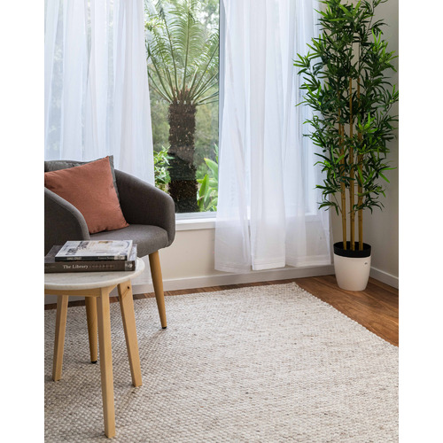 Silver Regal Hand-Woven Rug
