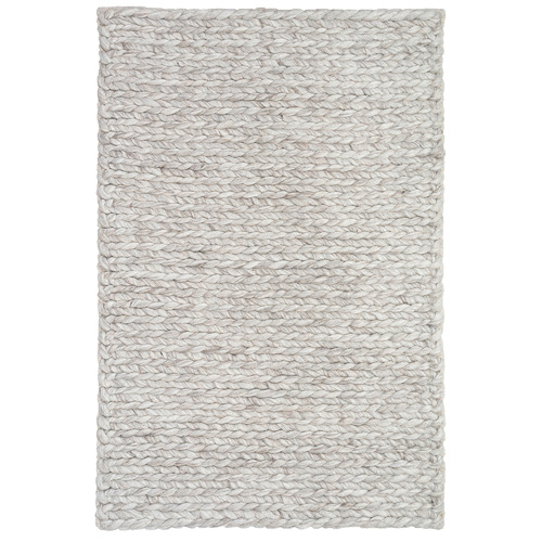 Silver Braided Camilla New Zealand Wool-Blend Rug