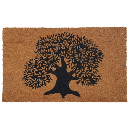 Ruglife Tree Of Life Coir Doormat Temple & ster