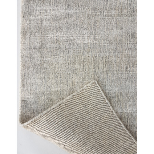 Silver Madison Hand-Loomed New Zealand Wool-Blend Rug