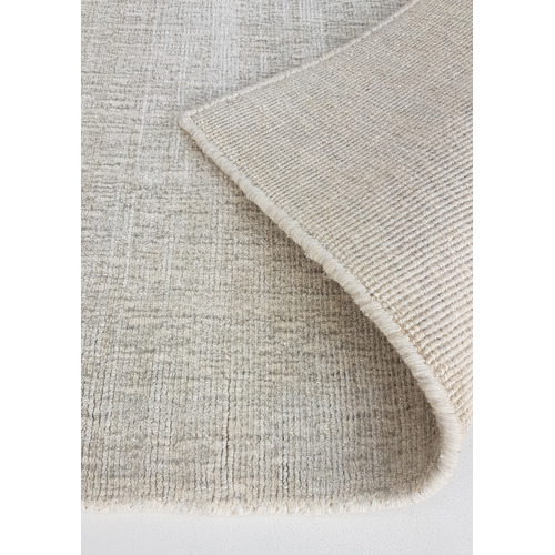 Silver Madison Hand-Loomed New Zealand Wool-Blend Rug