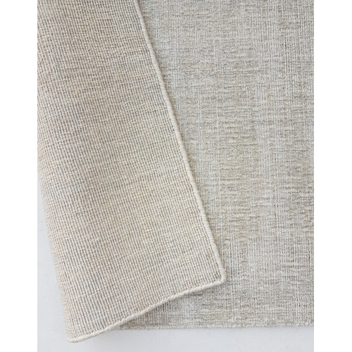 Silver Madison Hand-Loomed New Zealand Wool-Blend Rug