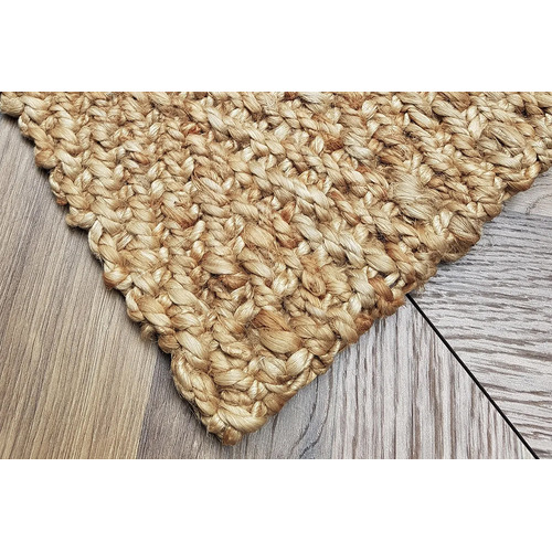 Gold Matvey Hand-Woven Jute Doormat