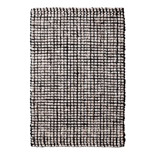 Black Dasoda Hand-Woven Wool Rug