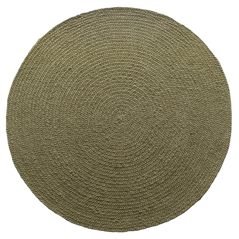 Selena Hand-Braided New Zealand Wool Round Rug