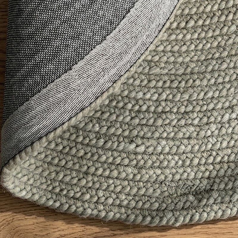 Selena Hand-Braided New Zealand Wool Round Rug