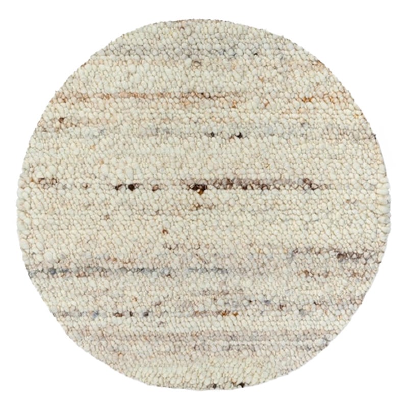 Brie Hand-Woven New Zealand Wool Round Rug