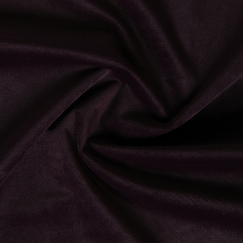 Aubergine Byron Matt Velvet Eyelet Blockout Curtains