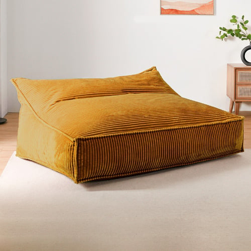Wilde Ribbed Double Sofa Bean Bag Lounge Cover