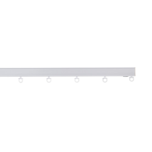 Orion White 360cm Curtain Track & Hooks Set