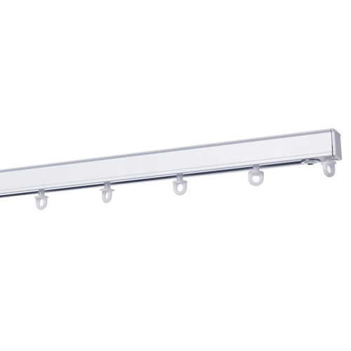 Orion White 360cm Curtain Track & Hooks Set