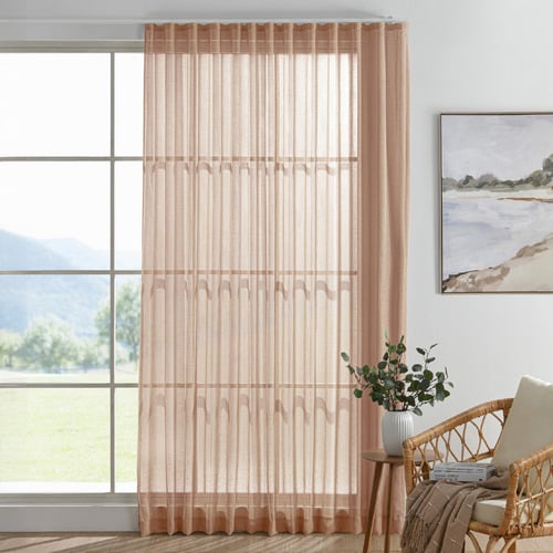 Orion Sheer S-Fold Single Panel Curtain