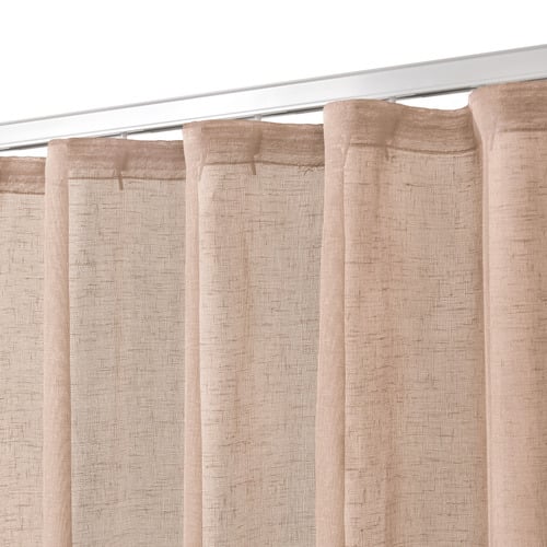 Orion Sheer S-Fold Single Panel Curtain
