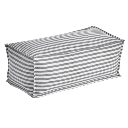 Oscar Faux Linen Ottoman Bean Bag Cover