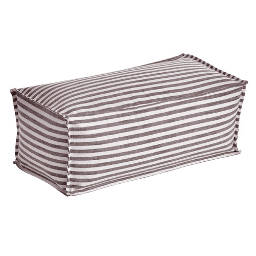 Oscar Faux Linen Ottoman Bean Bag Cover