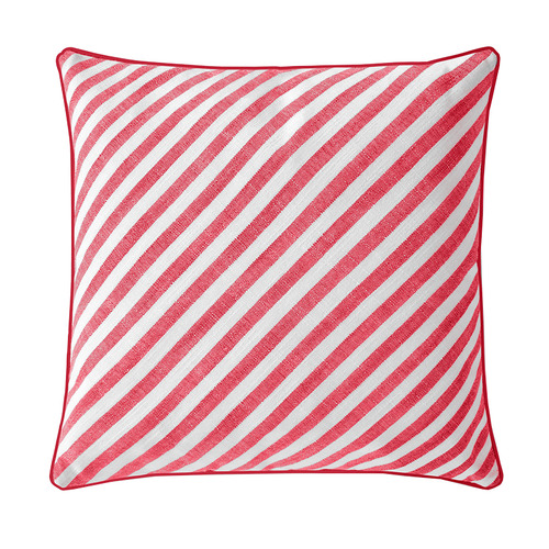 Striped Oscar Faux Linen Cushion