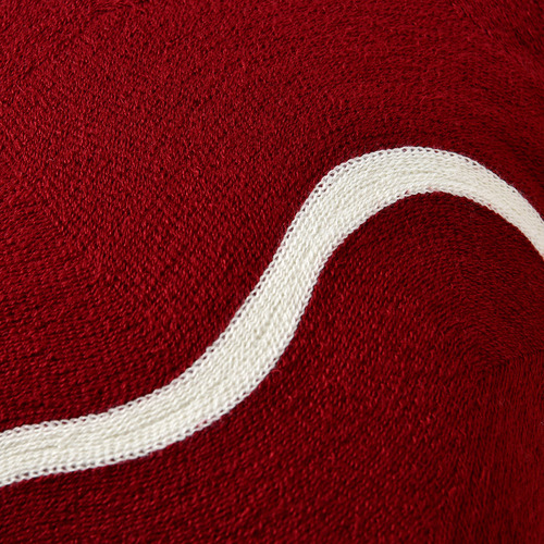 Louise Embroidered Cotton Cushion