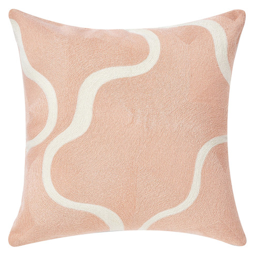 Louise Embroidered Cotton Cushion