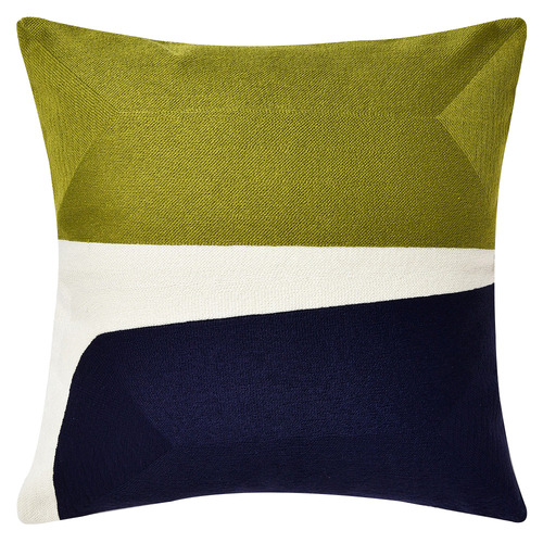 Lawrence Embroidered Cotton Cushion