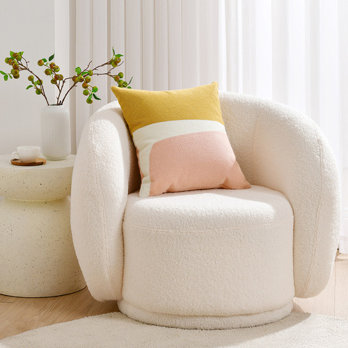 Lawrence Embroidered Cotton Cushion