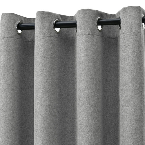 Syrie Linen Look Blockout Eyelet Curtains