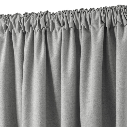 Draper Linen Look Blockout Eyelet Curtains