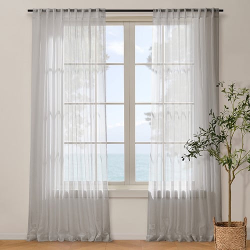 Elowen Sheer Concealed Tab Top Curtains