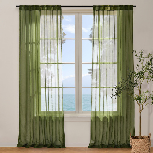 Elowen Sheer Concealed Tab Top Curtains