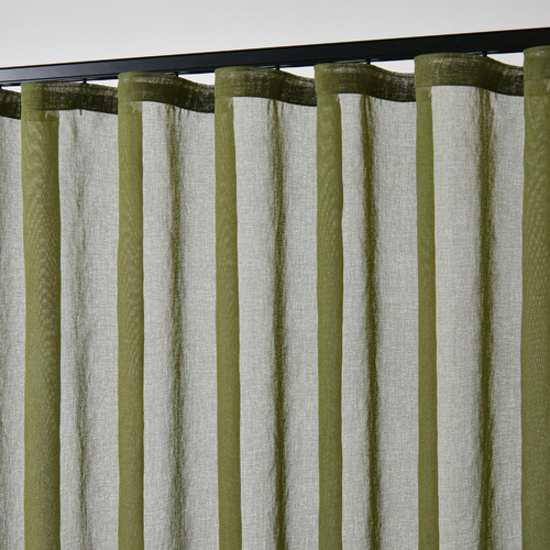 Laurent Sheer S-Fold Single Panel Curtain