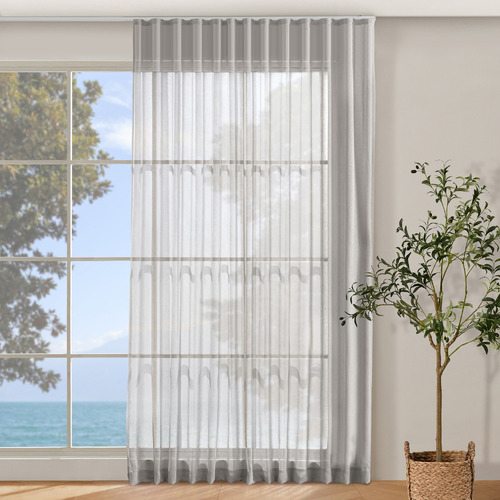 Laurent Sheer S-Fold Single Panel Curtain