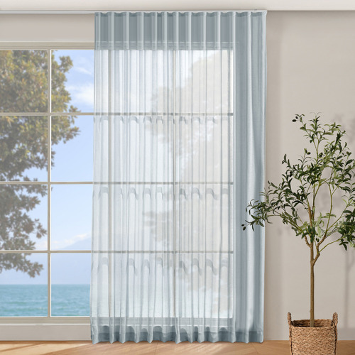 Laurent Sheer S-Fold Single Panel Curtain