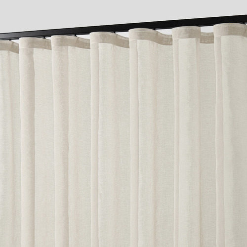 Laurent Sheer S-Fold Single Panel Curtain