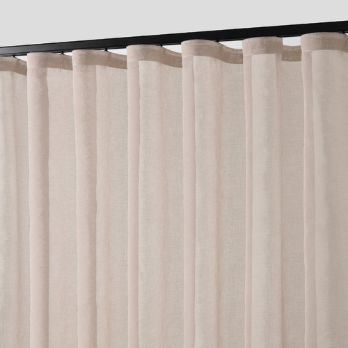 Laurent Sheer S-Fold Single Panel Curtain