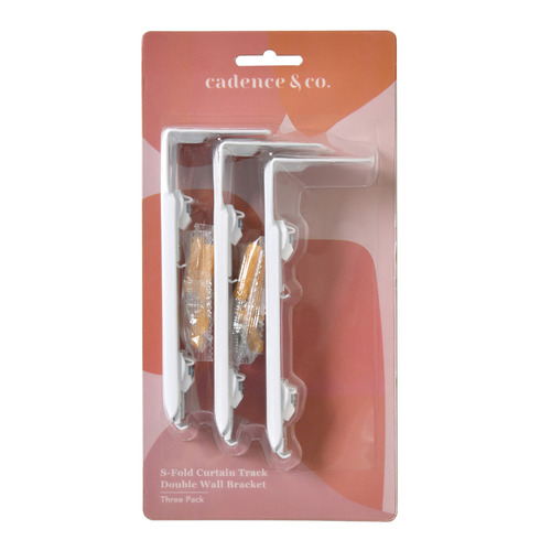 Valor S-Fold Curtain Double Brackets