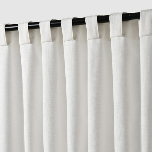 Cassian Light Filtering Concealed Tab Top Curtains