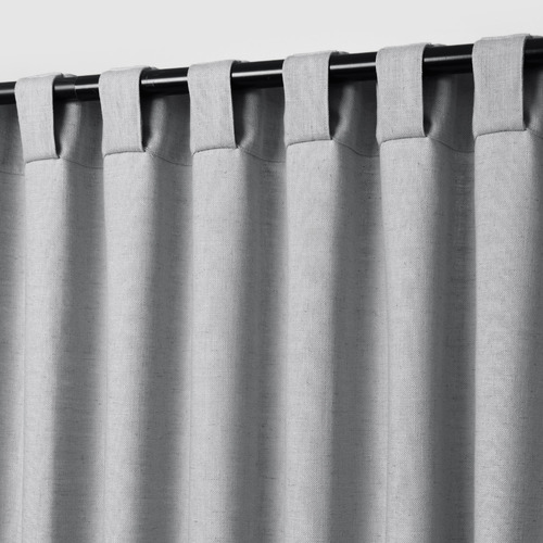 Cassian Light Filtering Concealed Tab Top Curtains