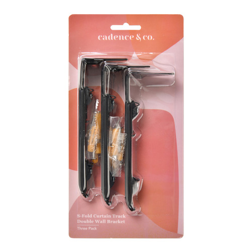 Valor S-Fold Curtain Double Brackets