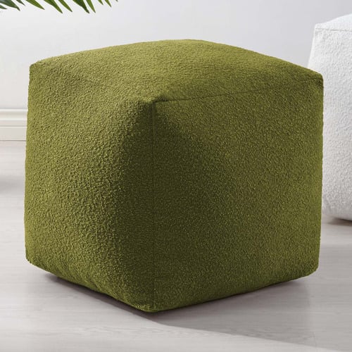 Blake Boucle Pouffe Cover