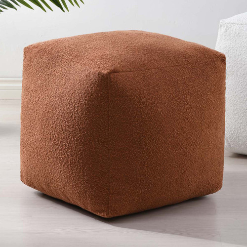 Blake Boucle Pouffe Cover