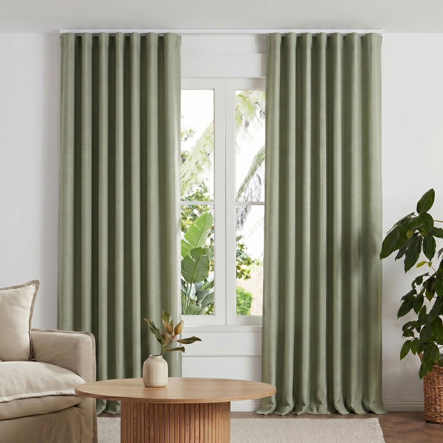 Ainslie Blockout S-Fold Single Panel Curtain