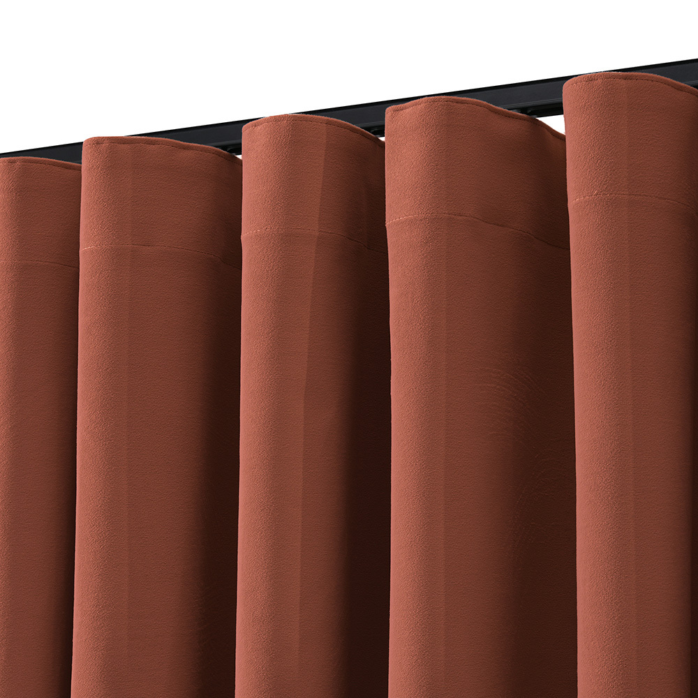 Byron Blockout S-Fold Single Panel Curtain